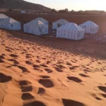 Camp dans le désert de Merzouga